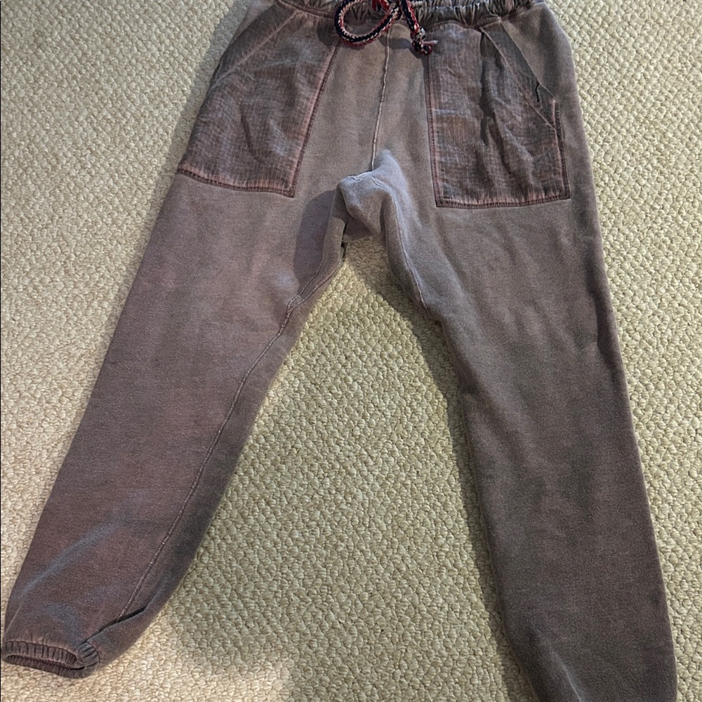 Dr Collection Teddy Forever Casual Purple/Gray Sweat Pants
